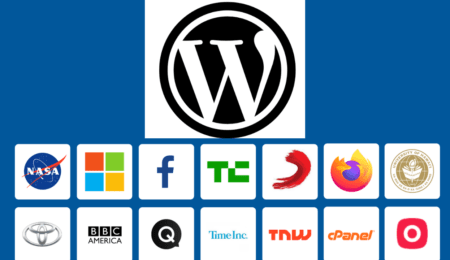 Which famous companies use WordPress?