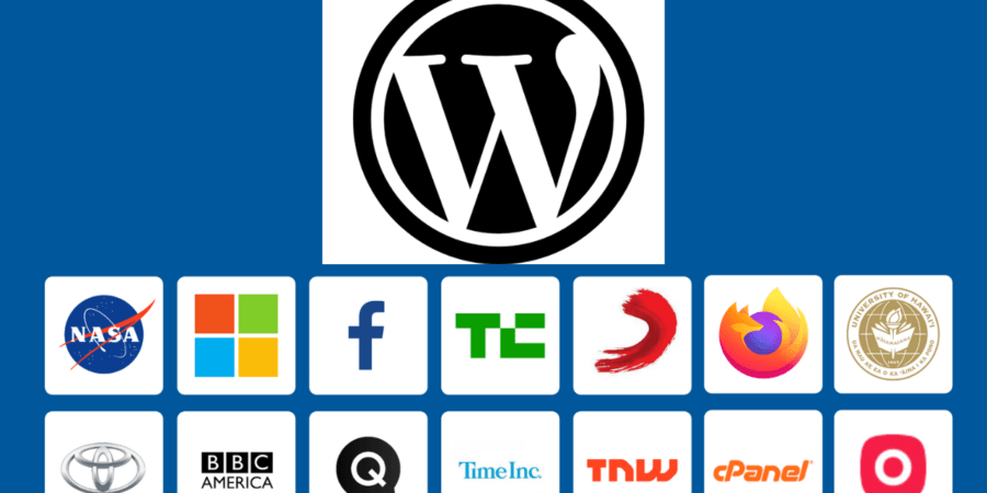 Which famous companies use WordPress?