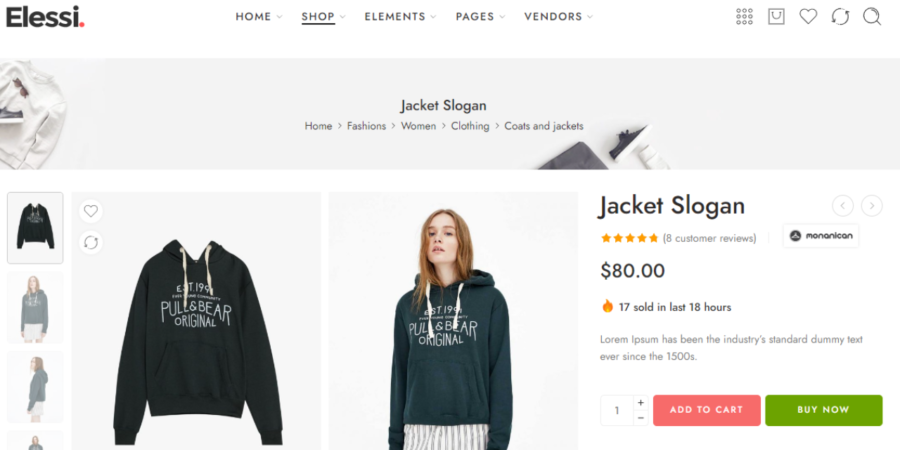 Elessi WordPress Theme Best eCommerce Template for Sleek & Modern Online Stores