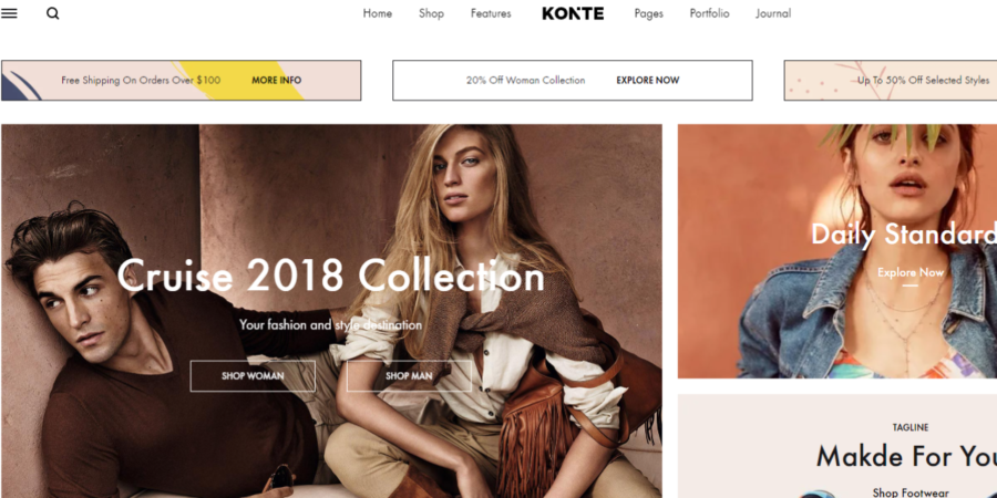 Konte WordPress Theme Top Choice for Stylish & Effective eCommerce Websites