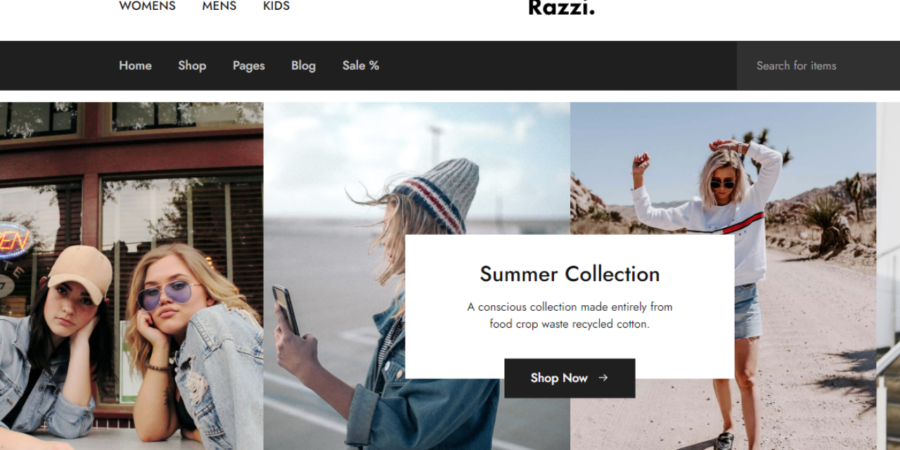 Razzi WordPress Theme Best eCommerce Template for a Stunning Online Store