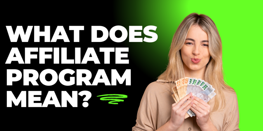 What does affiliate program mean?