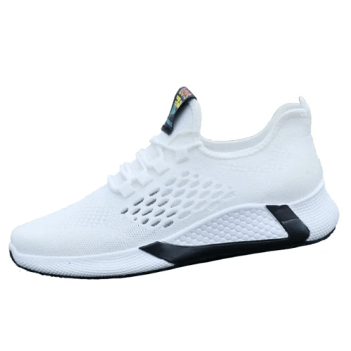 New Sports Shoes Men’s Breathable Casual Mesh Shoes Comfort Increase Lace-up Non-slip Low-top Running Shoes
