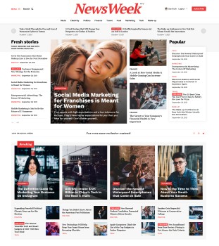 Newspaper – News & WooCommerce WordPress Theme