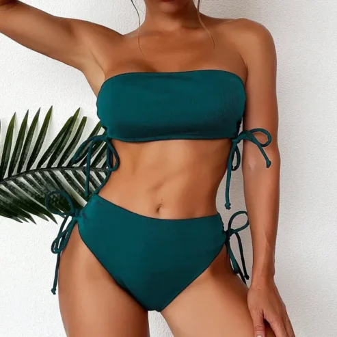 Bikini Solid Color Sexy Women’s Swimsuit