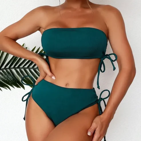 Bikini Solid Color Sexy Women’s Swimsuit